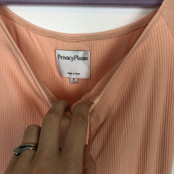 Revolve Privacy Please Ribbed Midi Dress - Picture 3 of 5